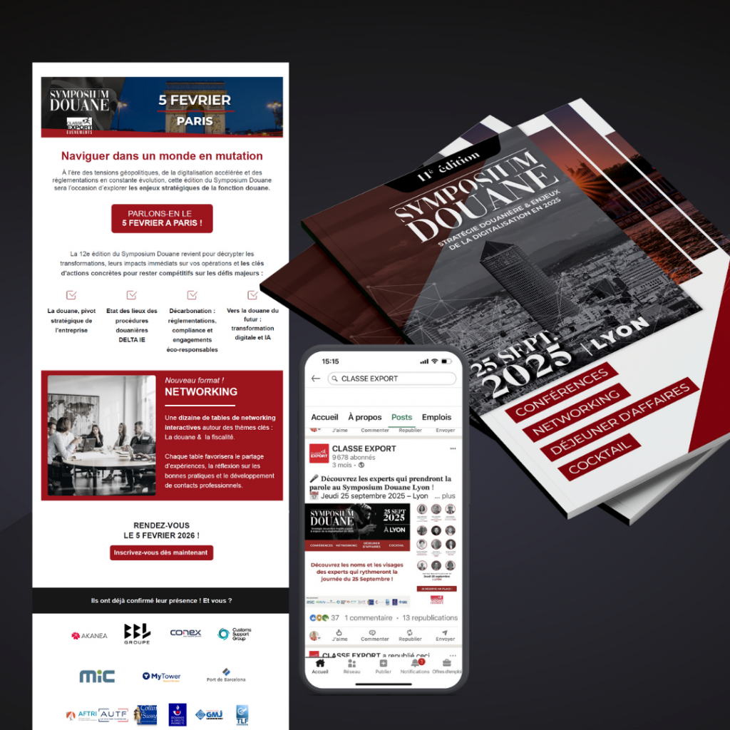 Supports communication événementielle - Sté Classe Export